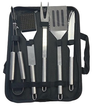 sztućce do grilla 5szt w etui