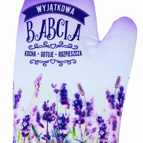 rękawica kuchenna lawenda Babcia | RK54