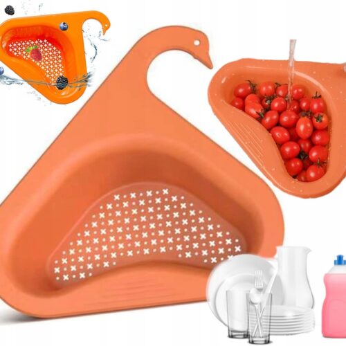 NAROŻNY OCIEKACZ DURSZLAK KUCHENNY DO ZLEWU CEDZAK