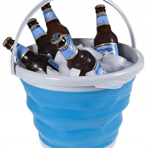 WIADRO SKŁADANE WIADERKO SILIKONOWE TURYSTYCZNE 5l